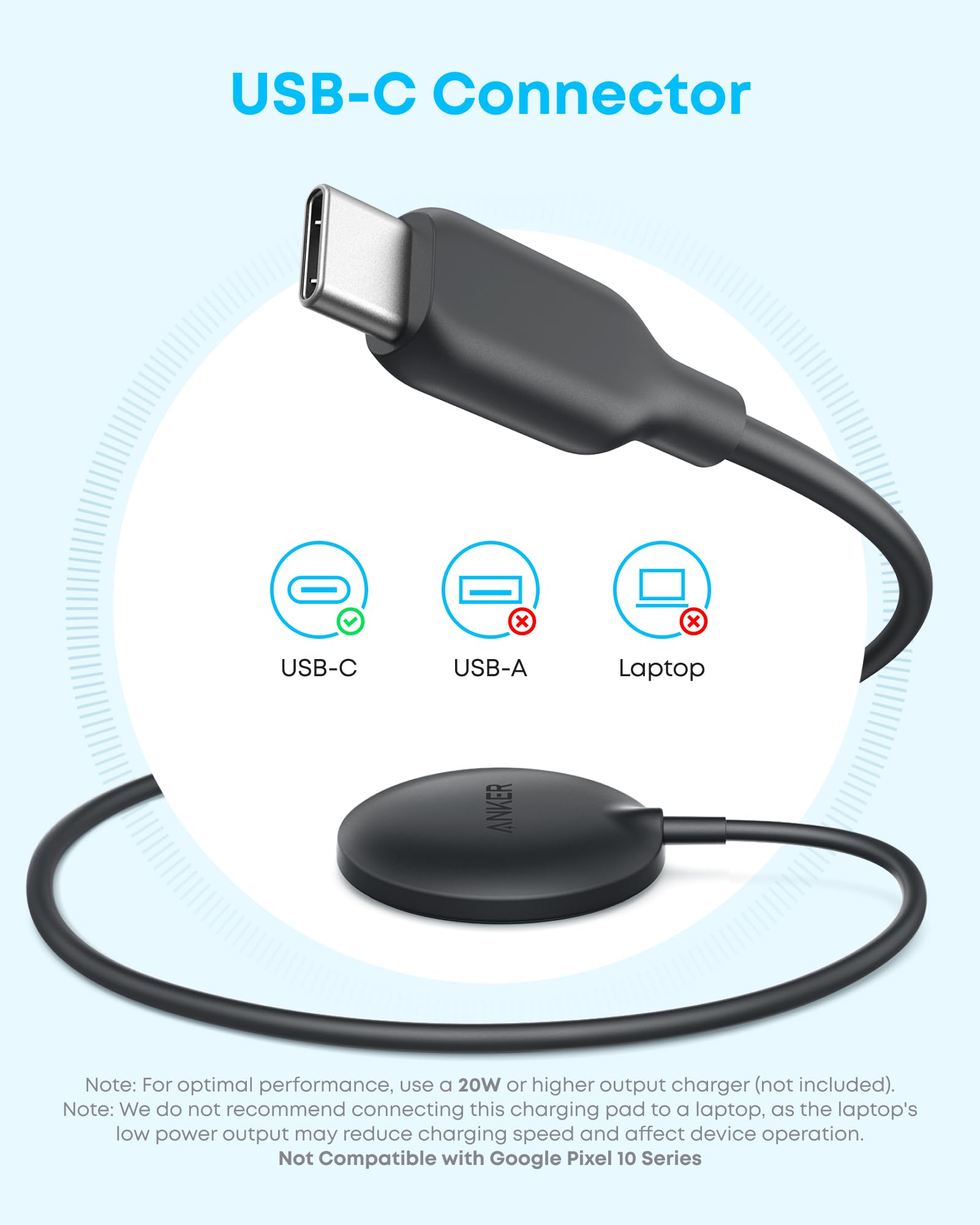 Amazon.com: Anker Zolo MagSafe-Compatible Wireless Charger with